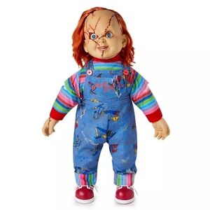Chucky Doll with Red Hair and Blue Overalls
